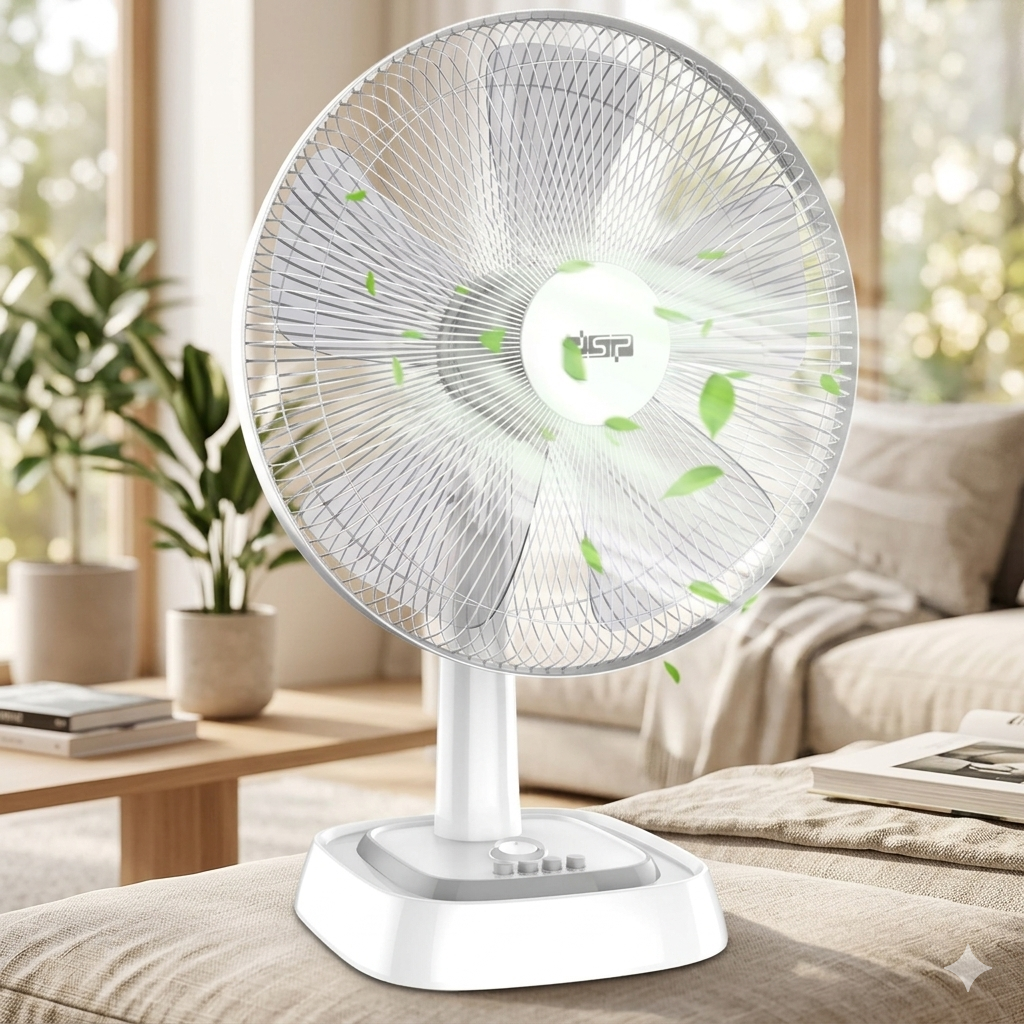Ventilateur de table réglable DSP KD3079 - 16 Pouces - 60W-1