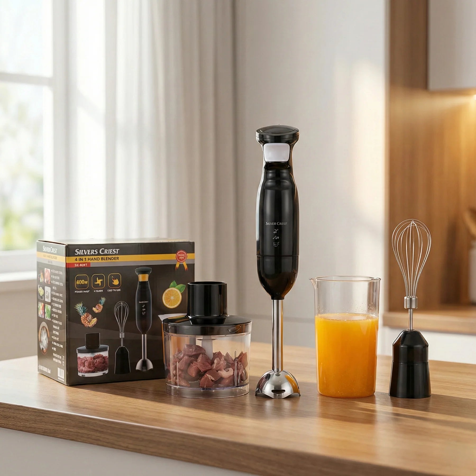 Silver Crest Hand Blender 4 EN 1-1