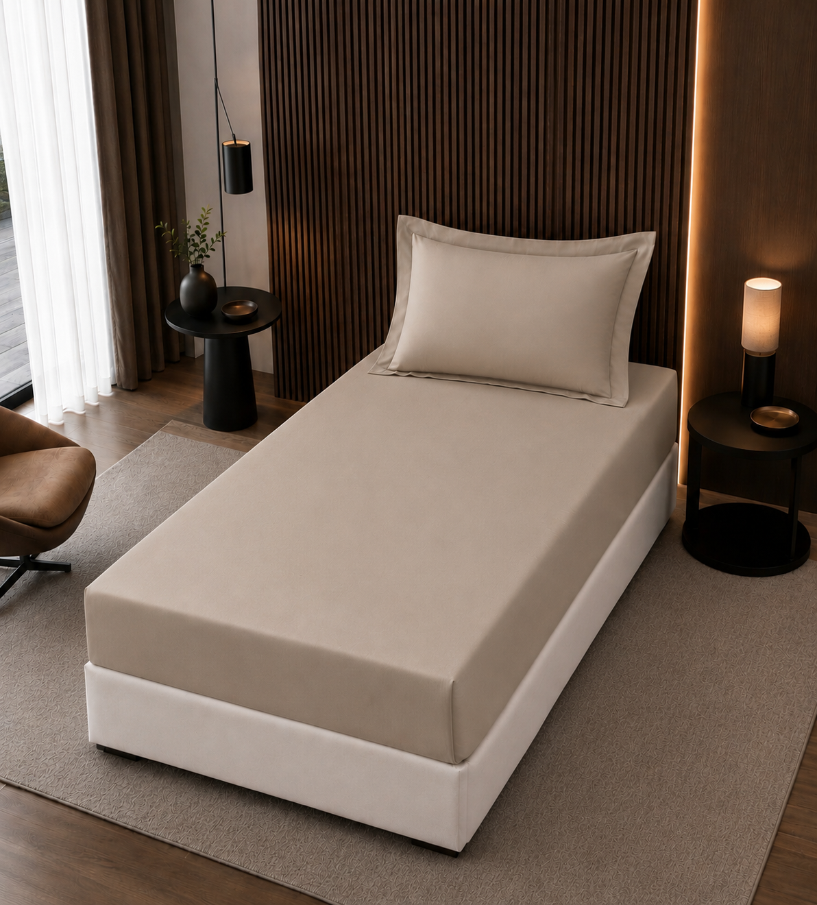 Modern House – 2PCS Bed Sheet Set Uni-3
