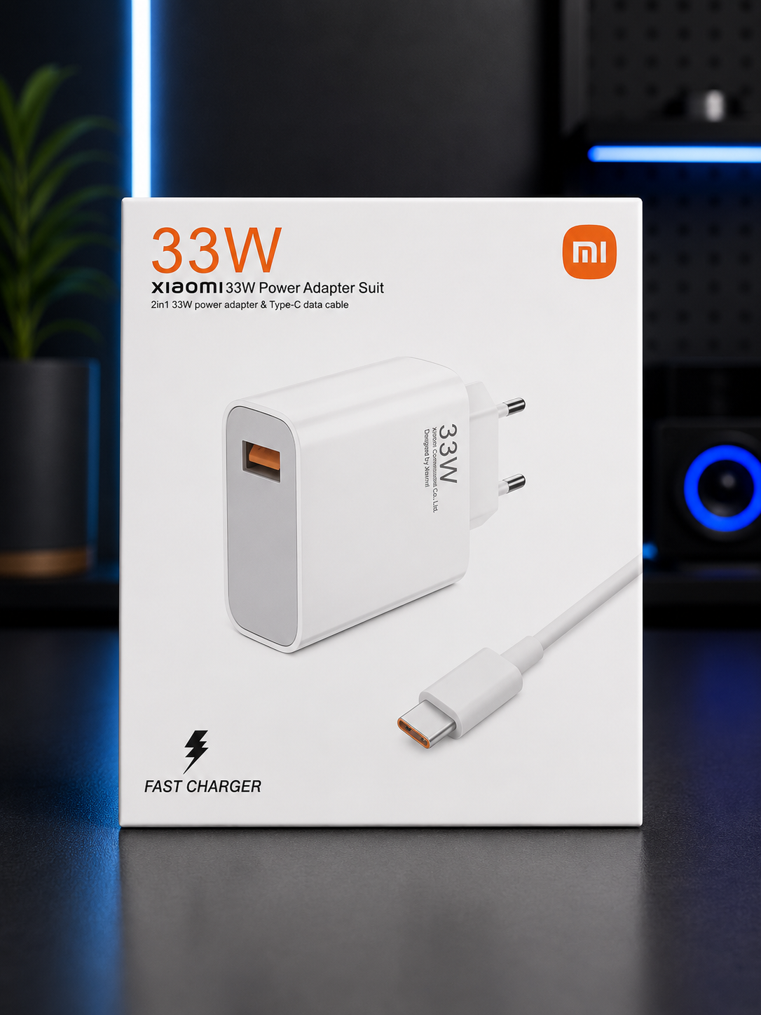 Chargeur Xiaomi 33W avec câble Type-C
