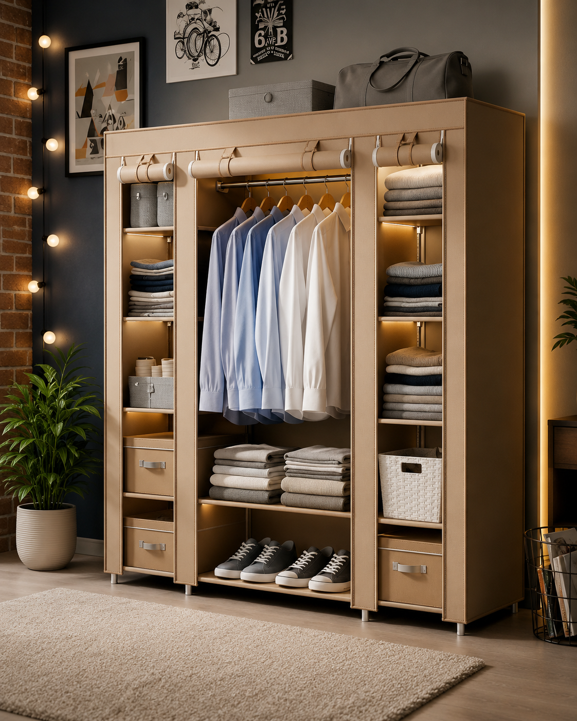 Armoire de Rangement Moderne-3
