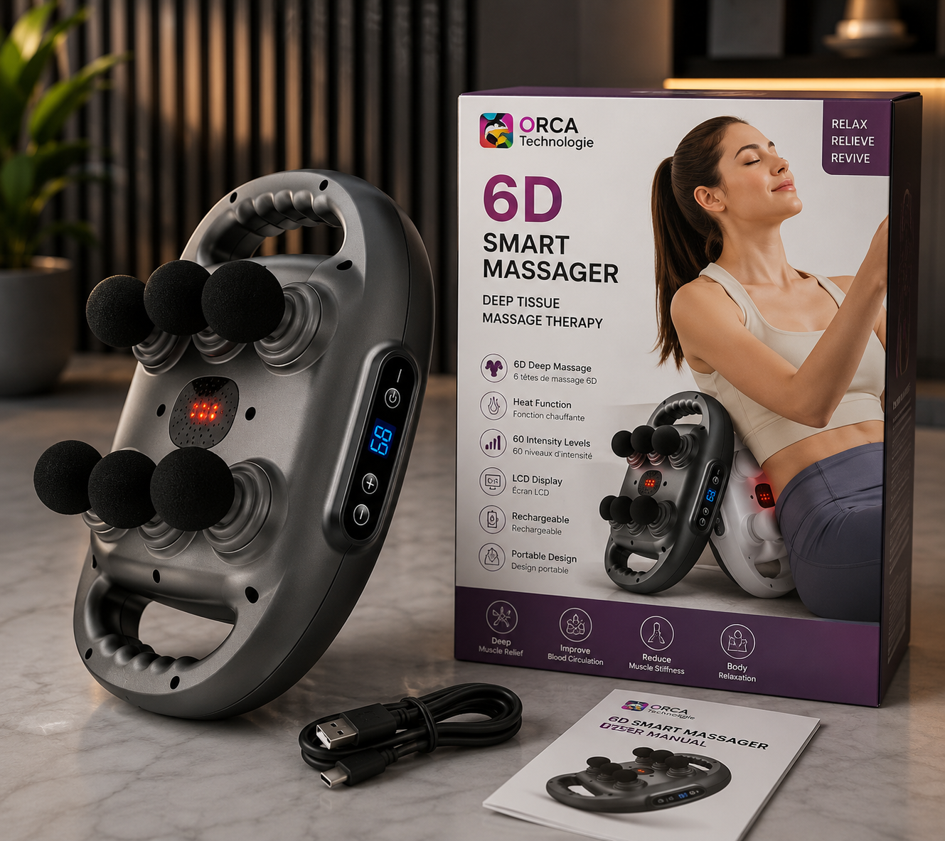 Appareil de Massage 6D Smart Massager