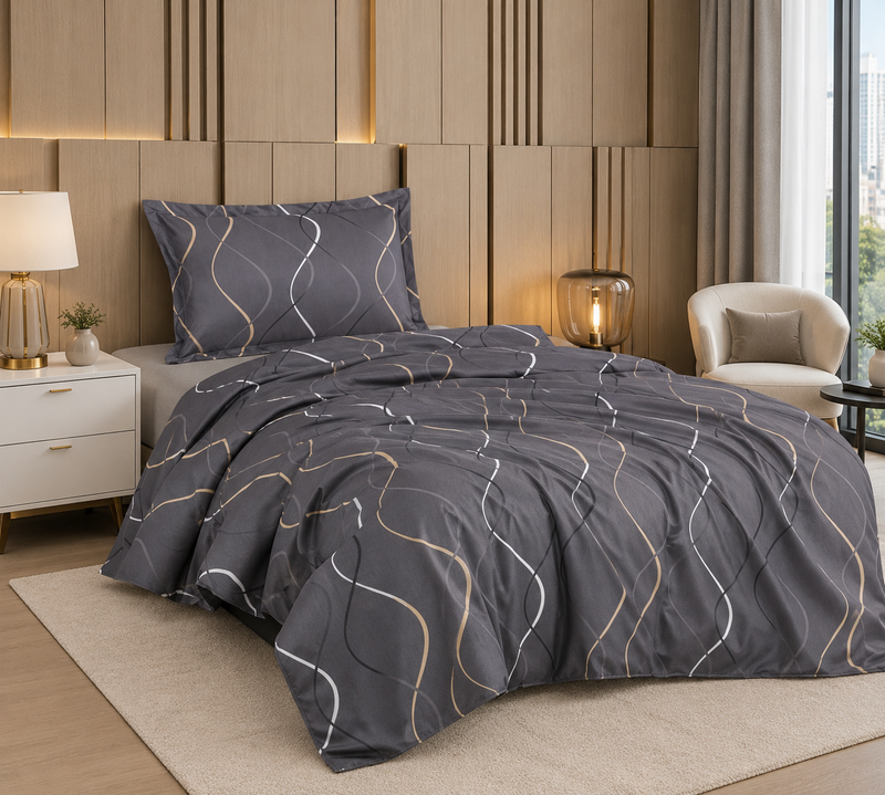 Ensemble Housse de Couette Moderne 3PCS-8
