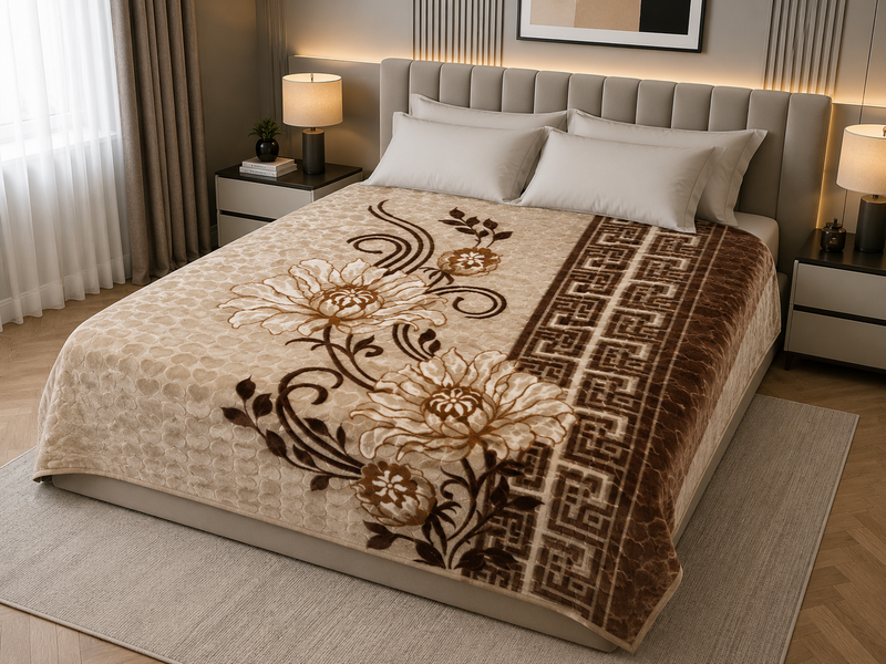 Couverture Prestige 2 Place - Fleuri 13kg-5