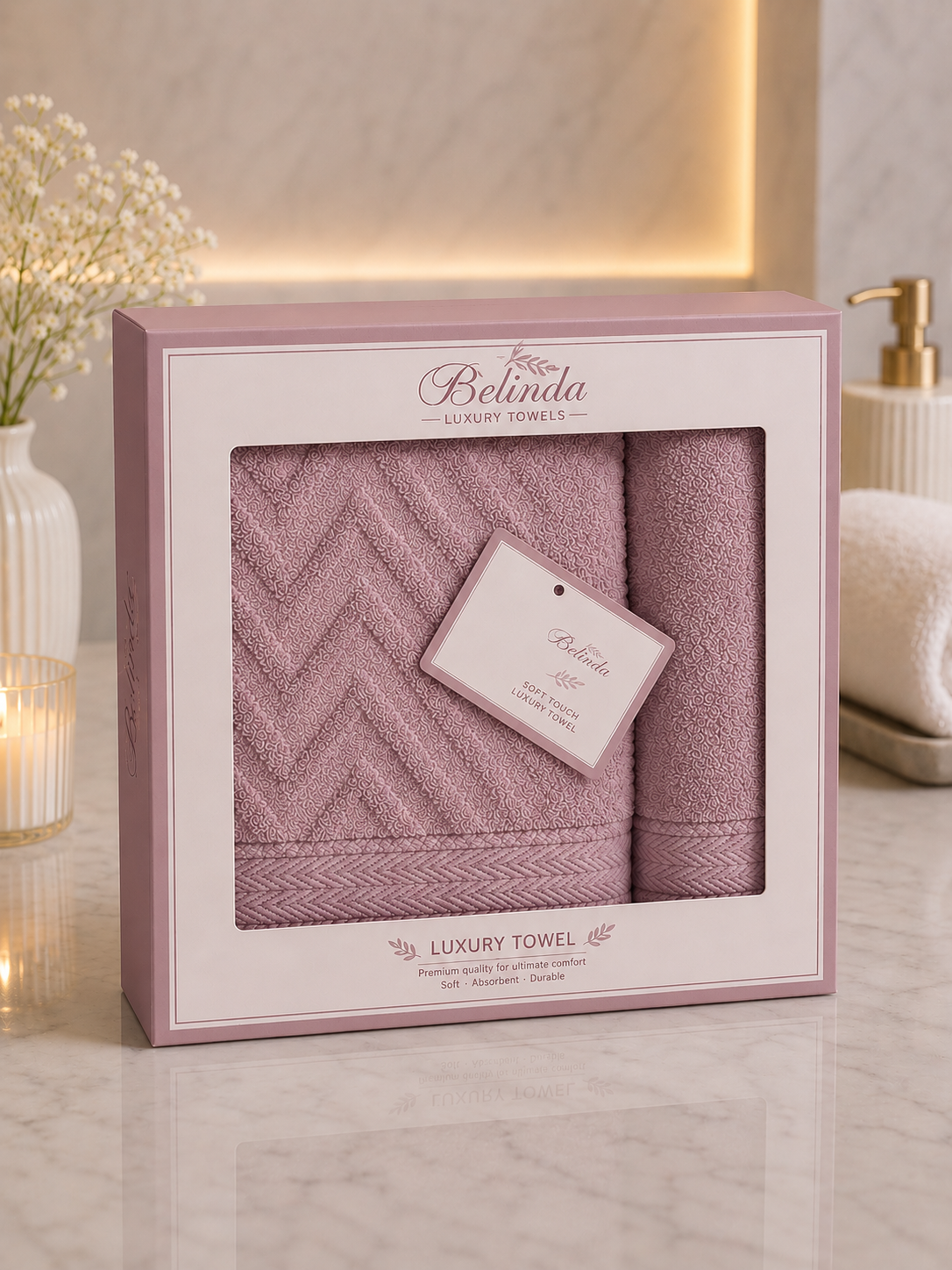 Ensemble Serviettes Belinda Luxury 🤍-4