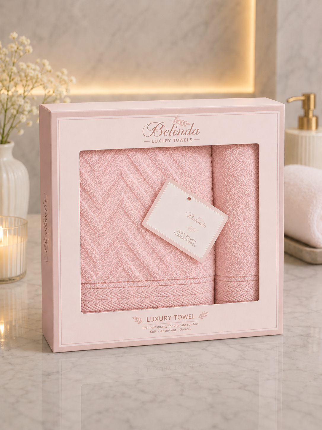 Ensemble Serviettes Belinda Luxury 🤍-2