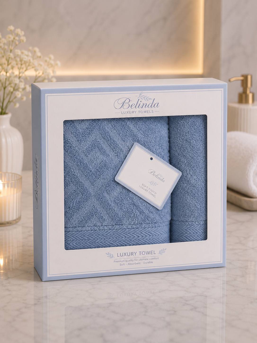 Ensemble Serviettes Belinda Luxury 🤍-5