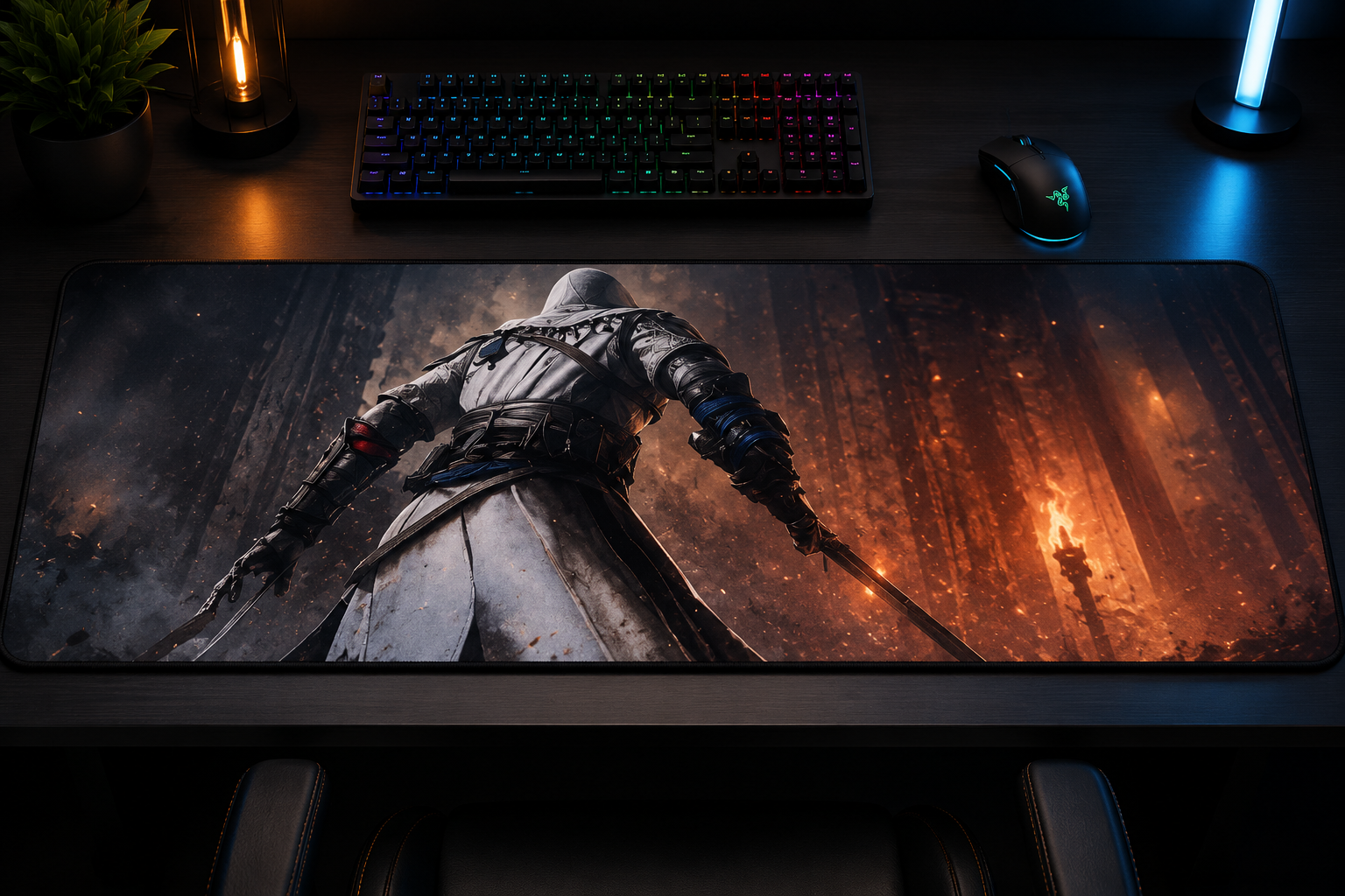 Tapis de Souris Gaming XXL – Édition Guerrier-1