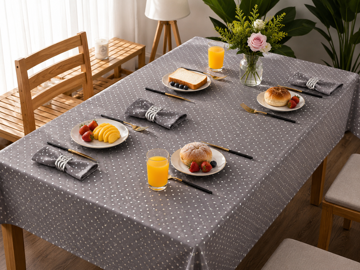 Nappe de table luxury 5 PCS-4