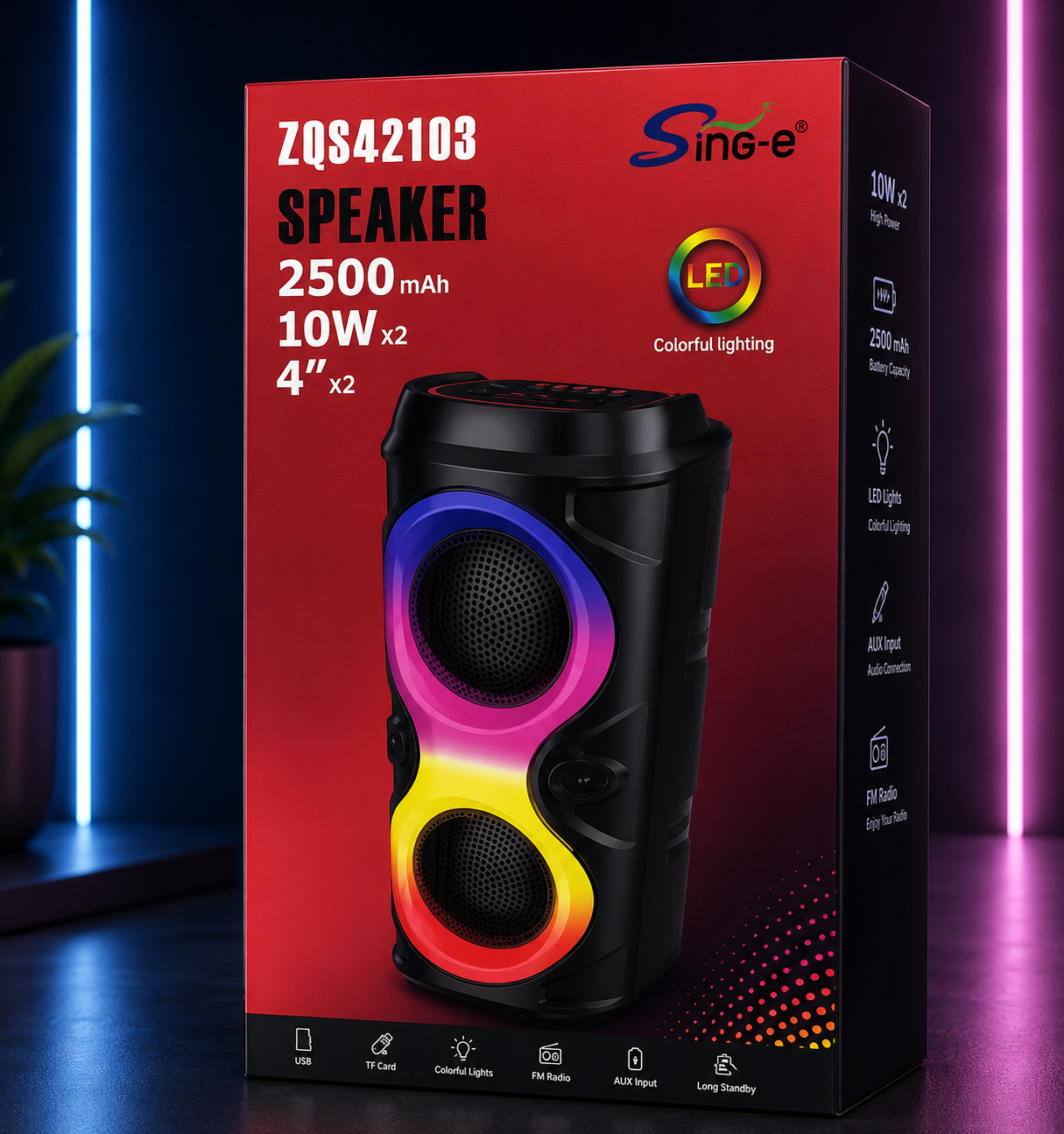 Enceinte Bluetooth Sing-e ZQS42103