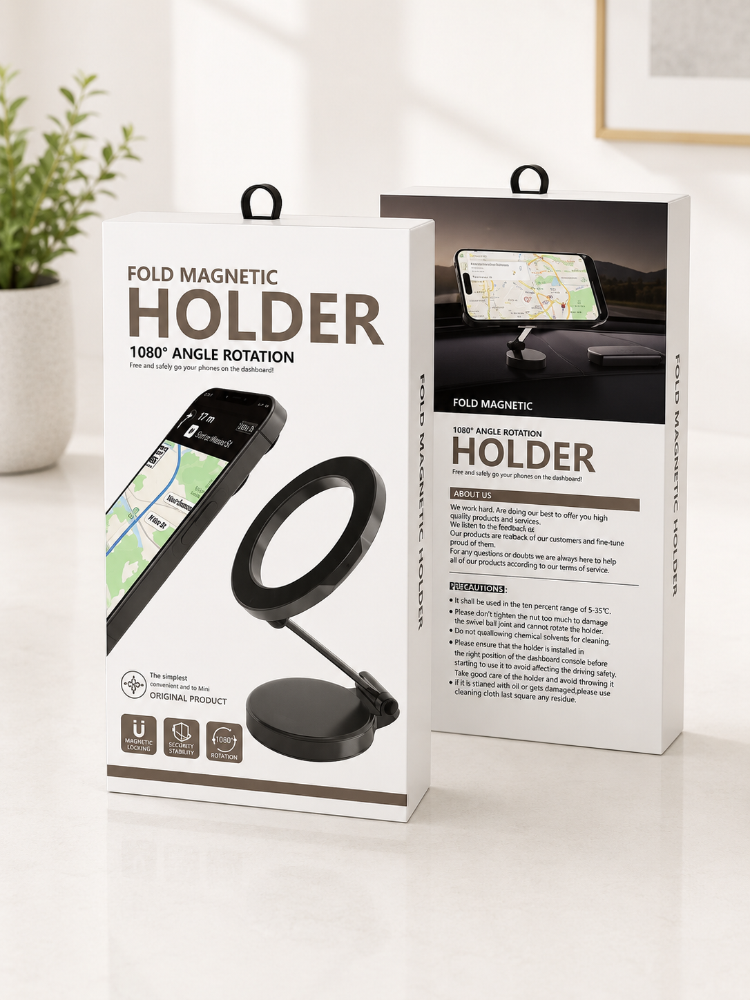 Support Téléphone Magnétique Pliable-1