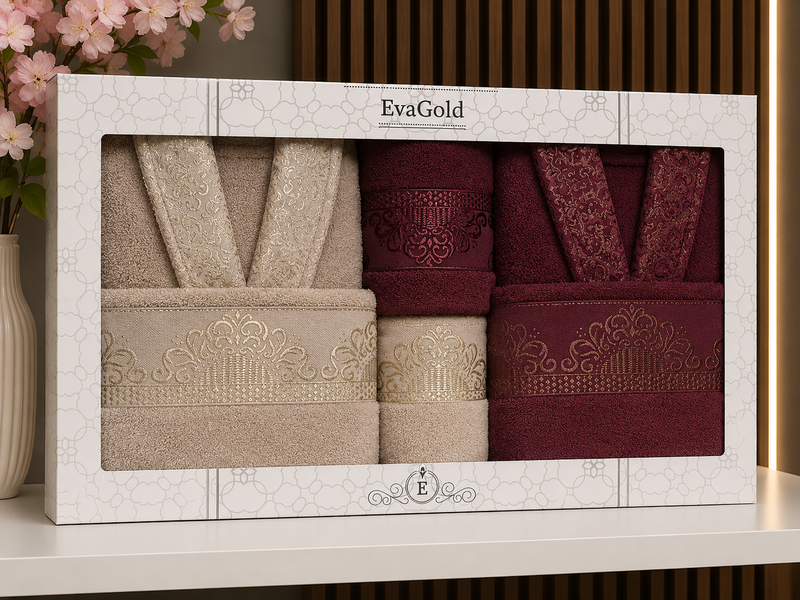 Ensemble Serviettes EvaGold-8