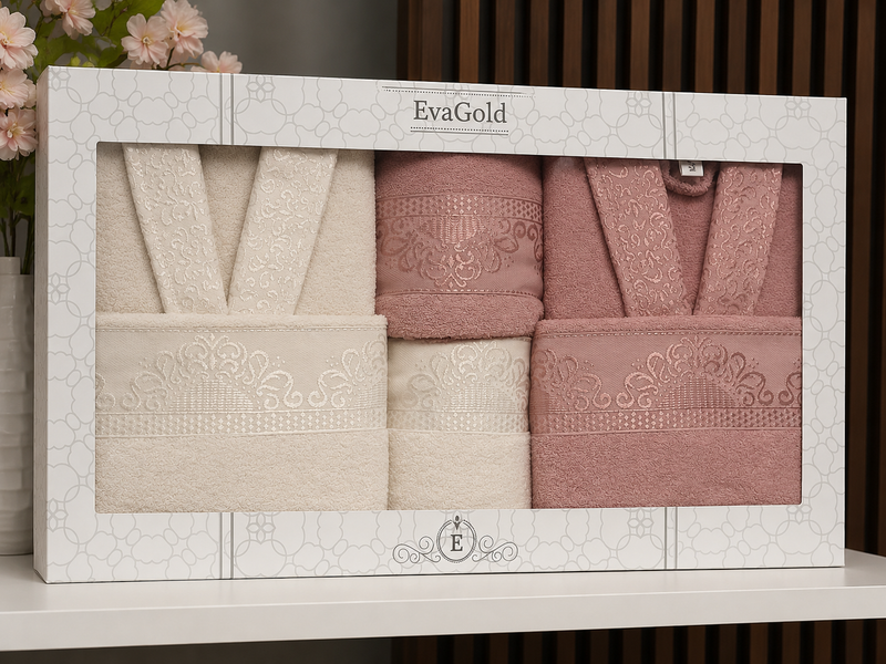Ensemble Serviettes EvaGold-7
