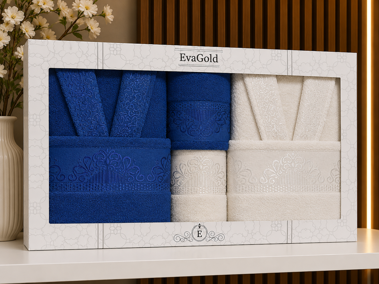 Ensemble Serviettes EvaGold-4