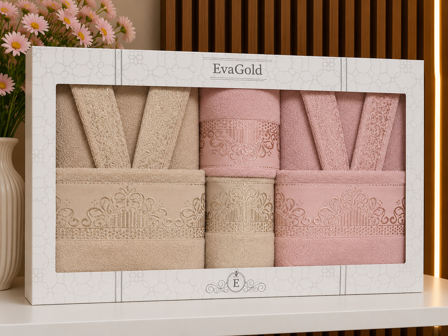 Ensemble Serviettes EvaGold