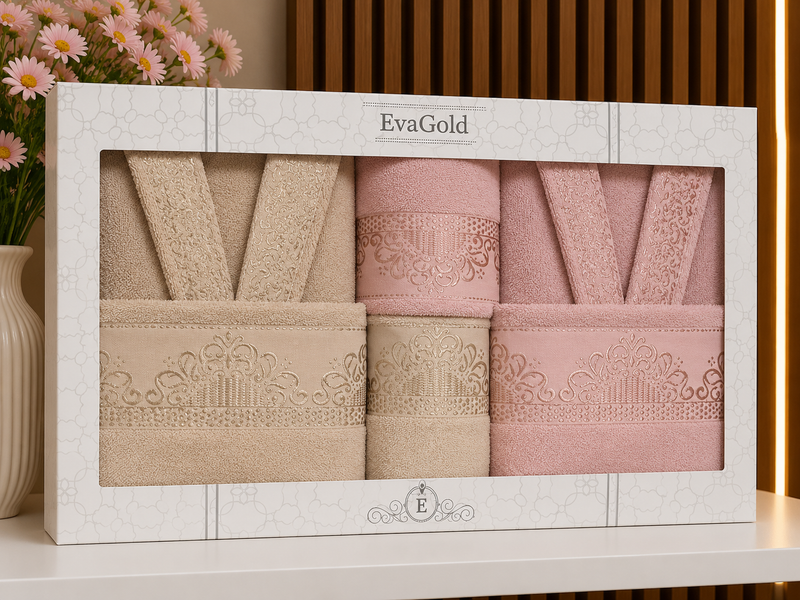 Ensemble Serviettes EvaGold-2