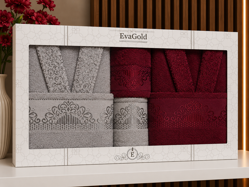 Ensemble Serviettes EvaGold-5