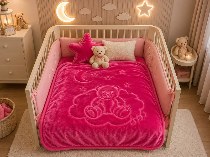 Couverture Bébé Velours-3