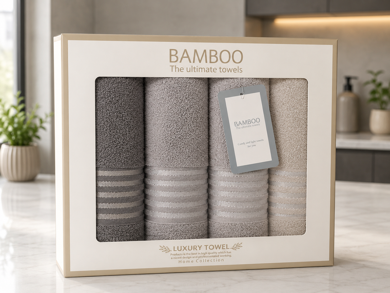Set Serviettes Bamboo – 4 Pièces-4