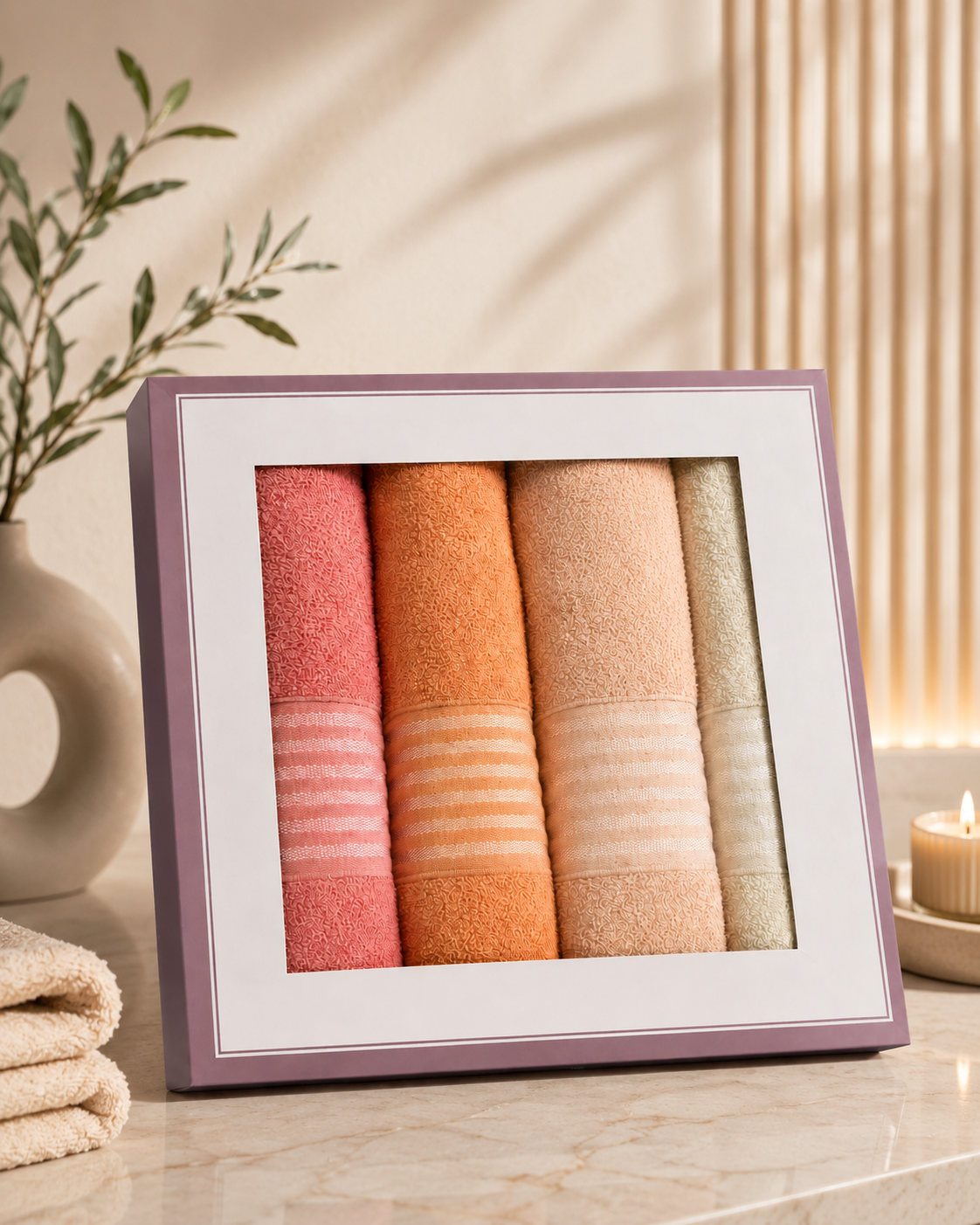 Set Serviettes Bamboo – 4 Pièces-5
