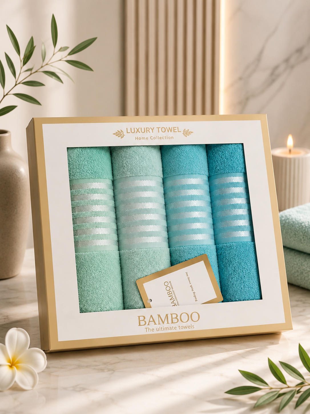 Set Serviettes Bamboo – 4 Pièces