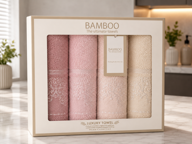 Set Serviettes Bamboo – 4 Pièces-6