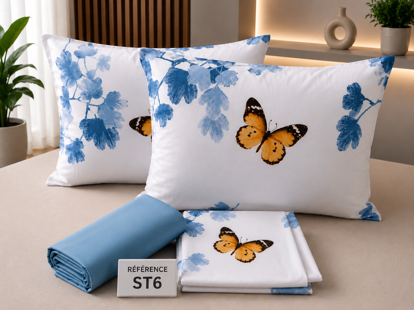 Parure de Lit – Référence ST6 🛏️🦋