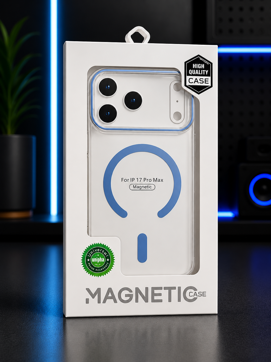Coque Magnétique Transparente iPhone 17 Pro Max-1