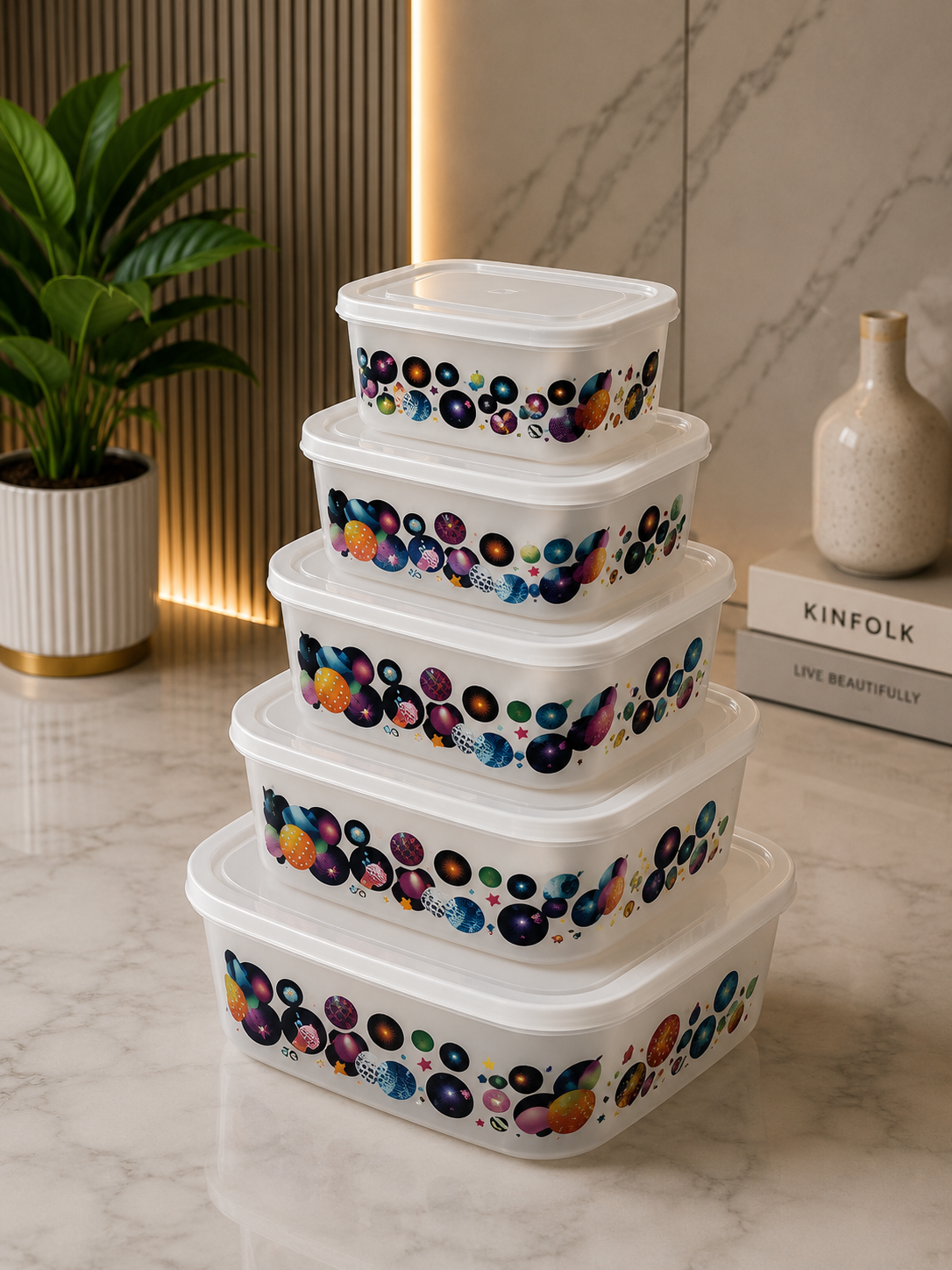 Boîtes de Conservation Alimentaire – Set Moderne-1