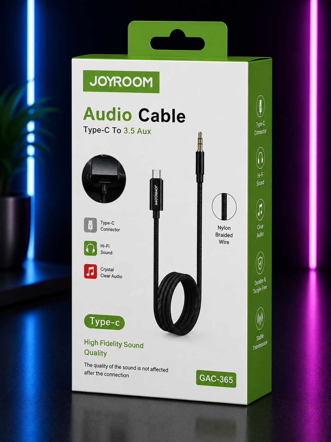 Câble Audio USB-C vers AUX 3.5mm – JOYROOM