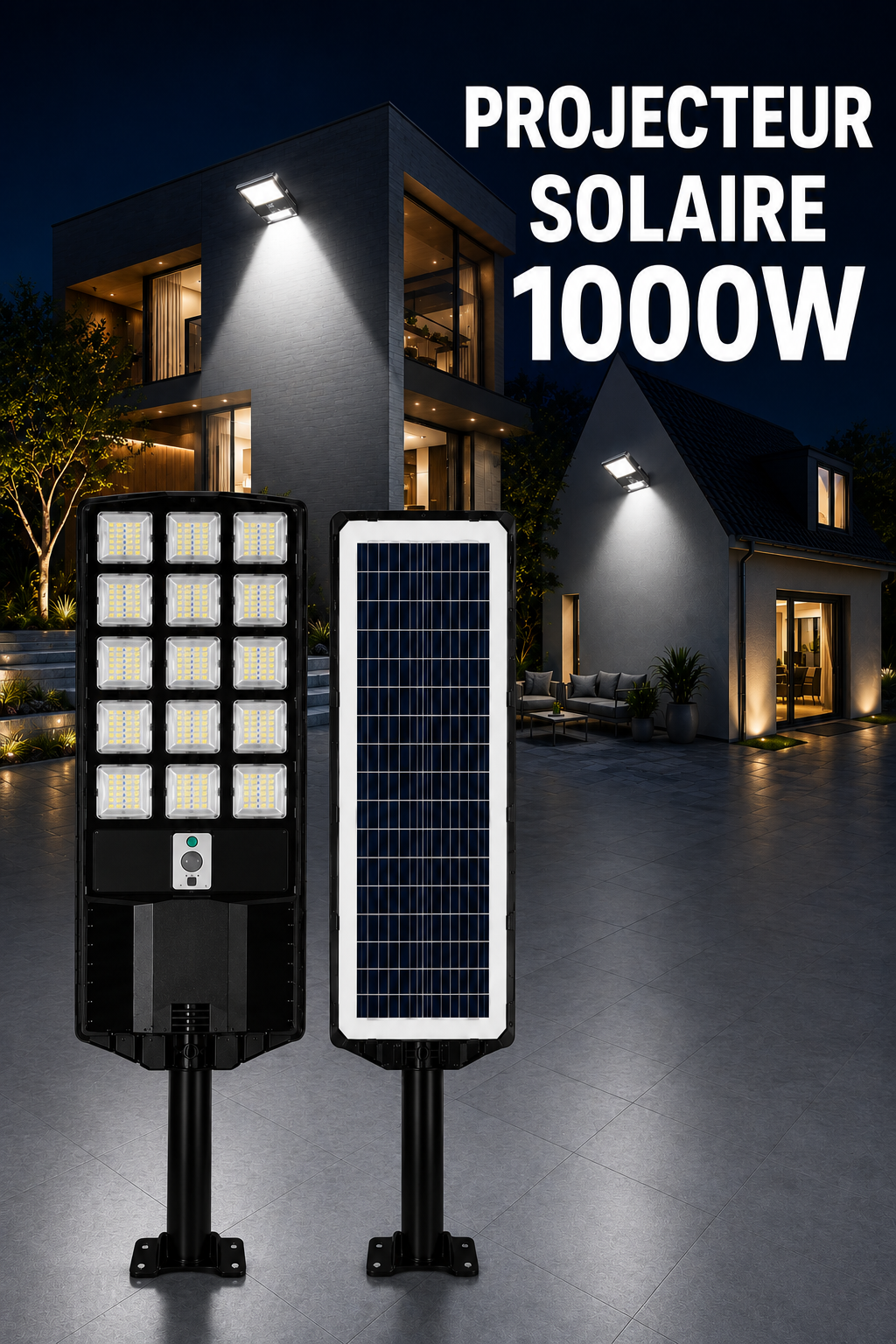 Projecteur Solaire 1000W-1