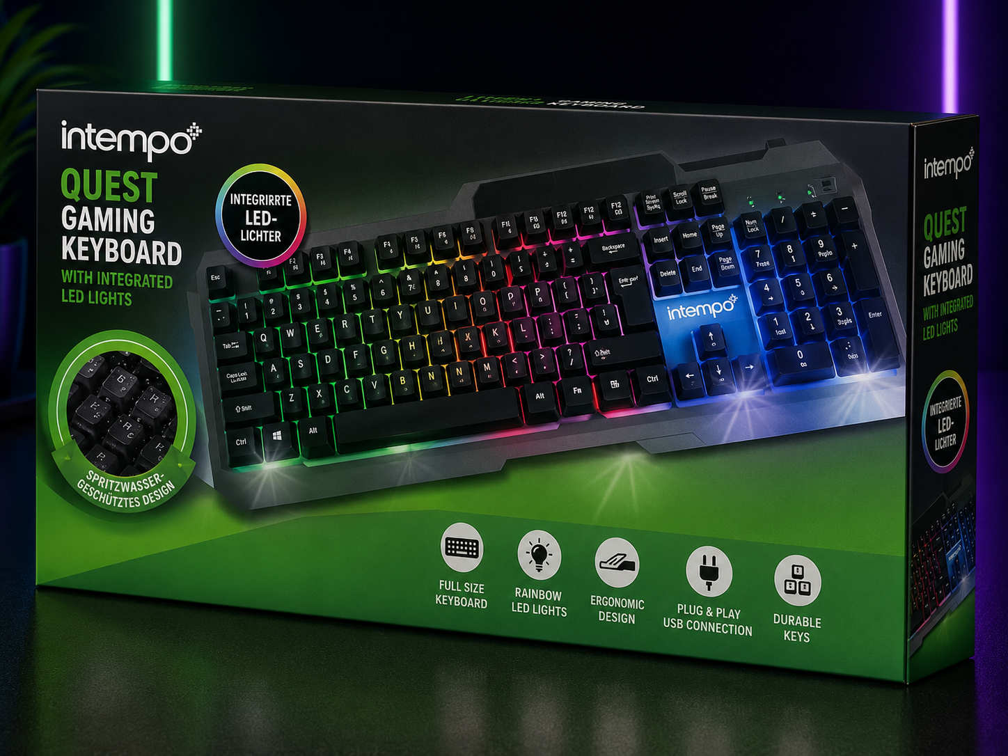 Clavier Gaming Intempo Quest RGB
