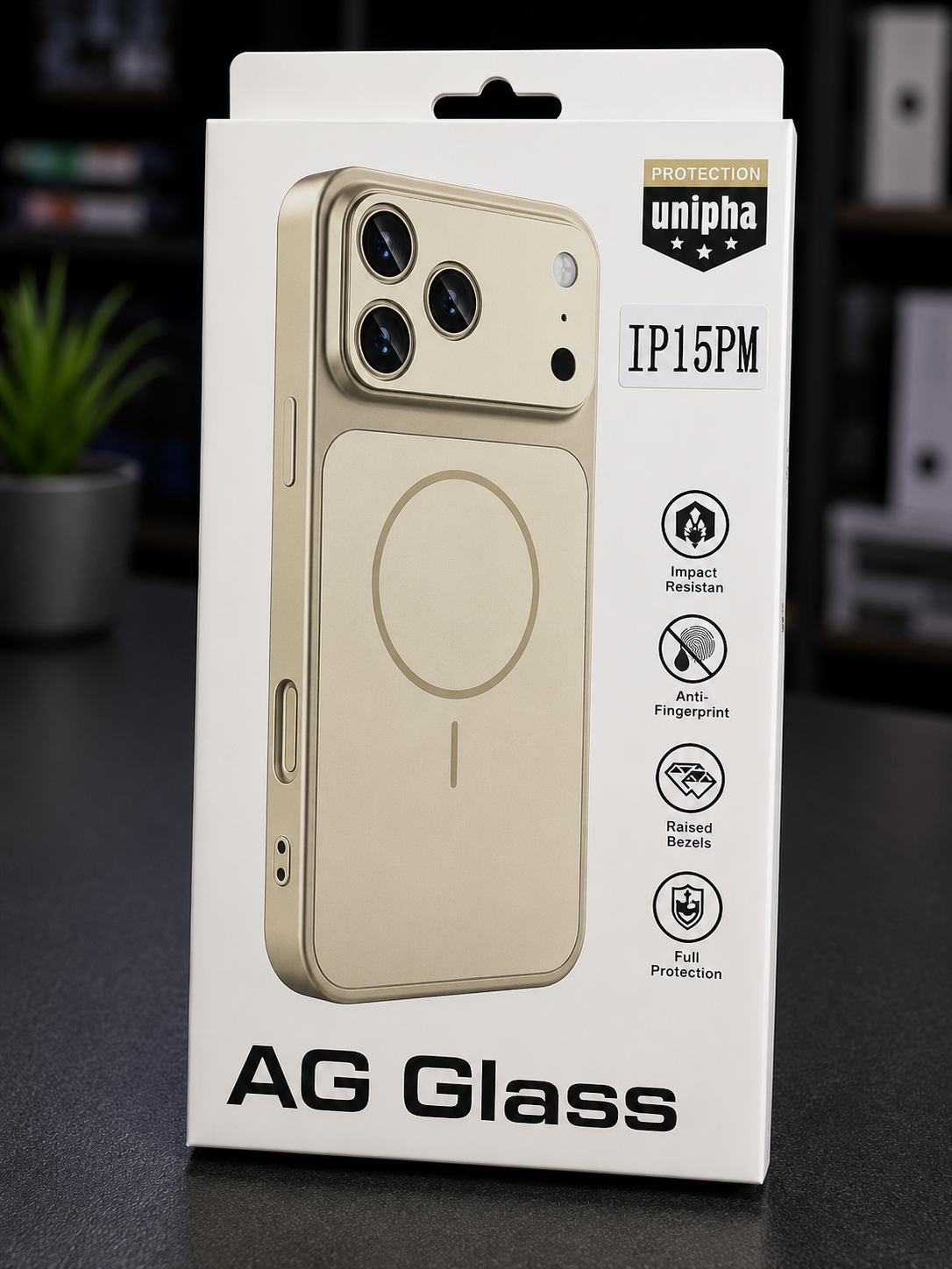 Coque AG Glass IP15PM (iPhone 15 Pro Max)