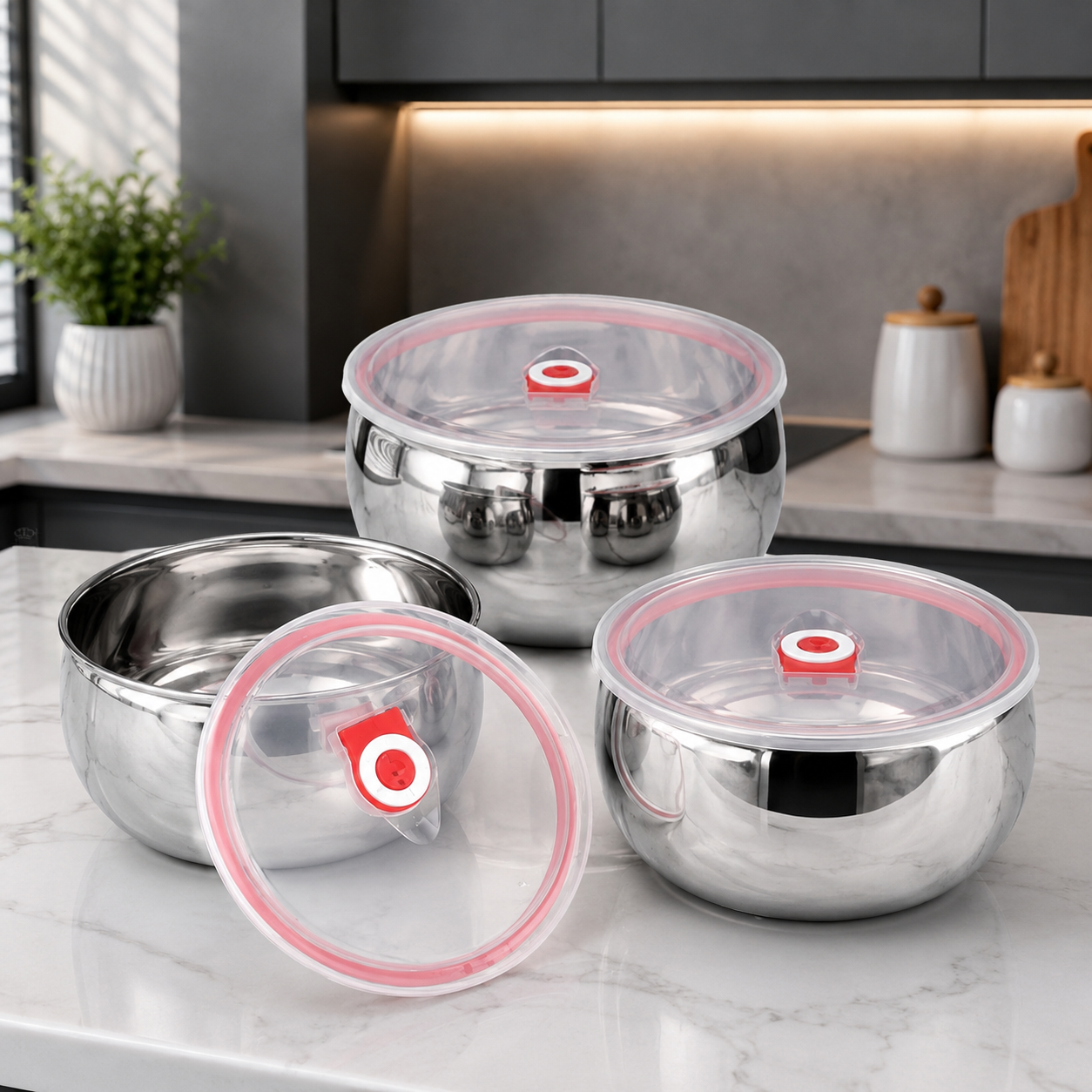 Bols de Conservation Inox – 6 PCS-1