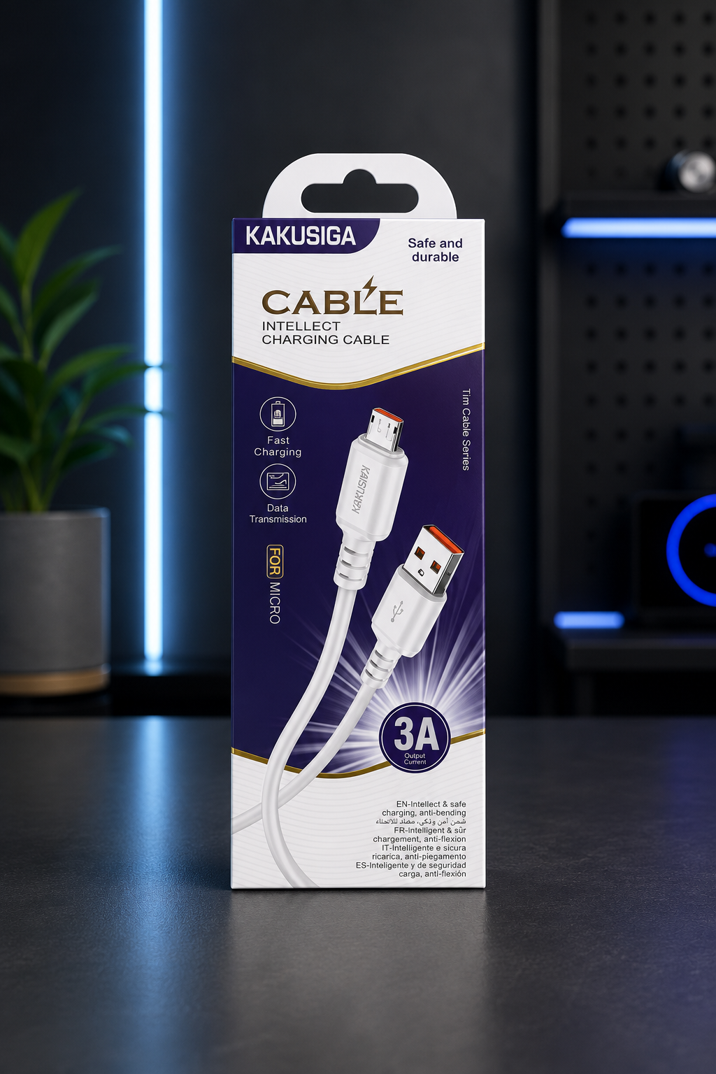 Câble USB Micro KAKUSIGA 3A-1