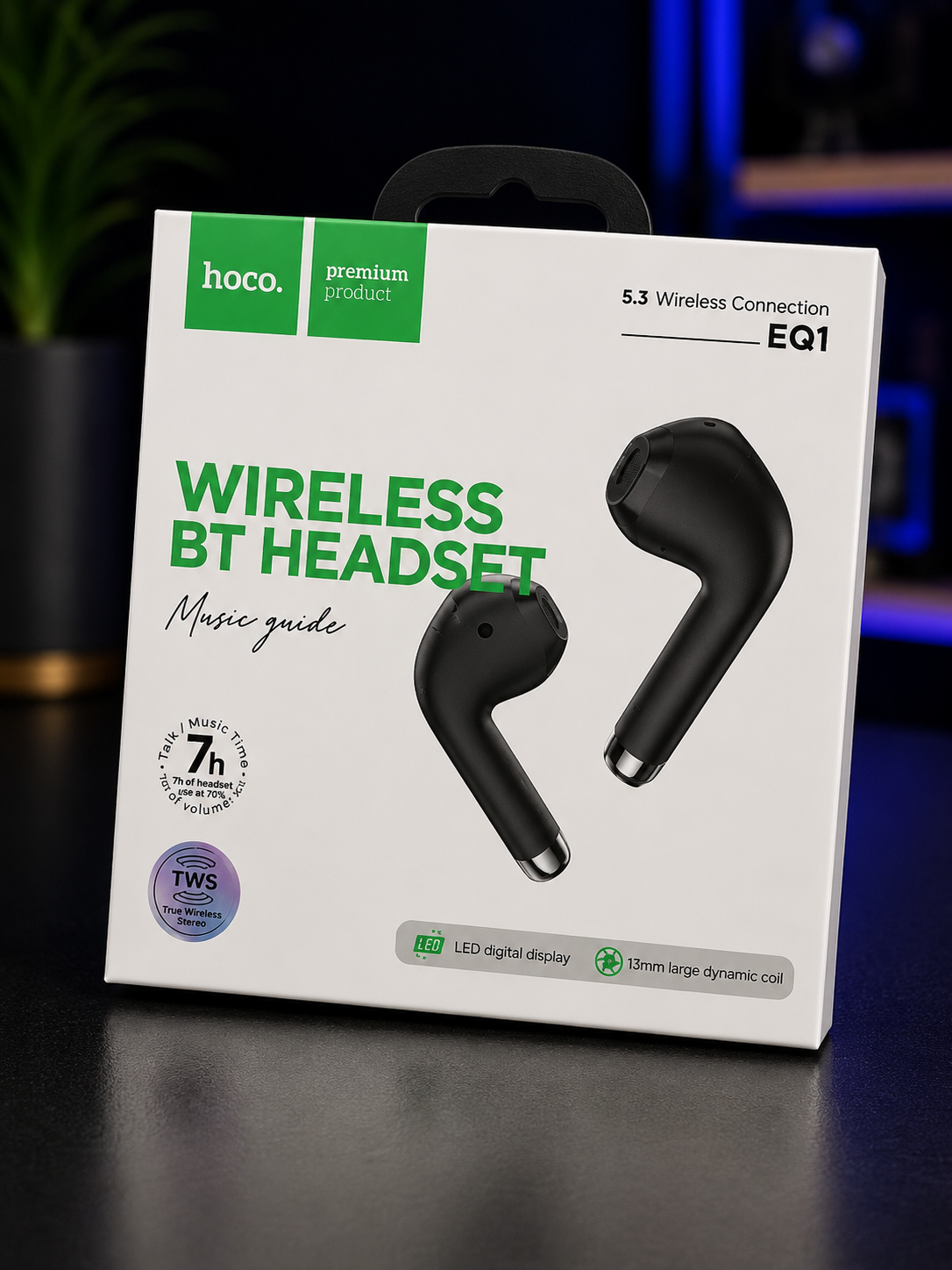 Écouteurs Sans Fil HOCO EQ1 Bluetooth 5.3