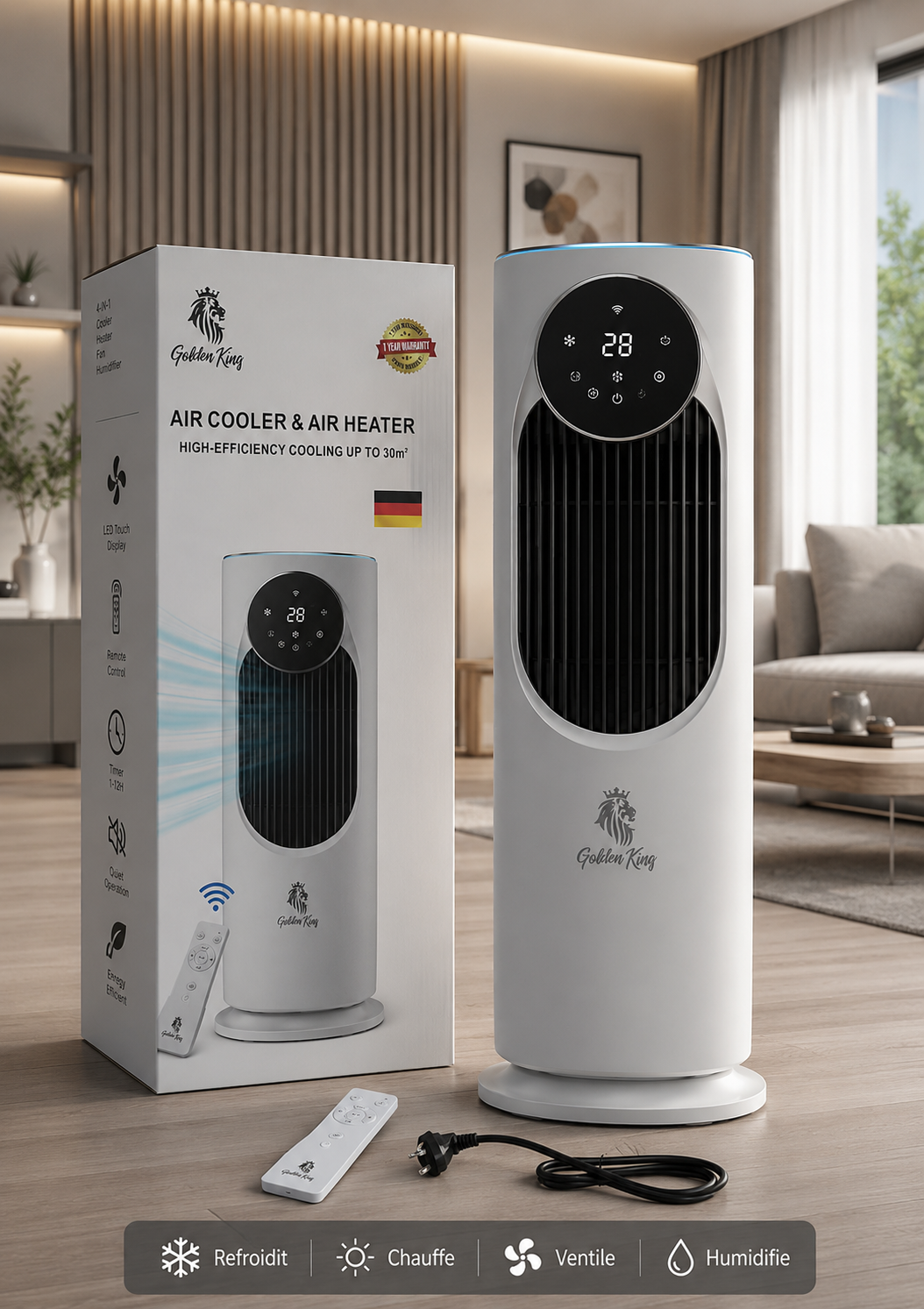 Air Cooler & Air Heater Golden King-1