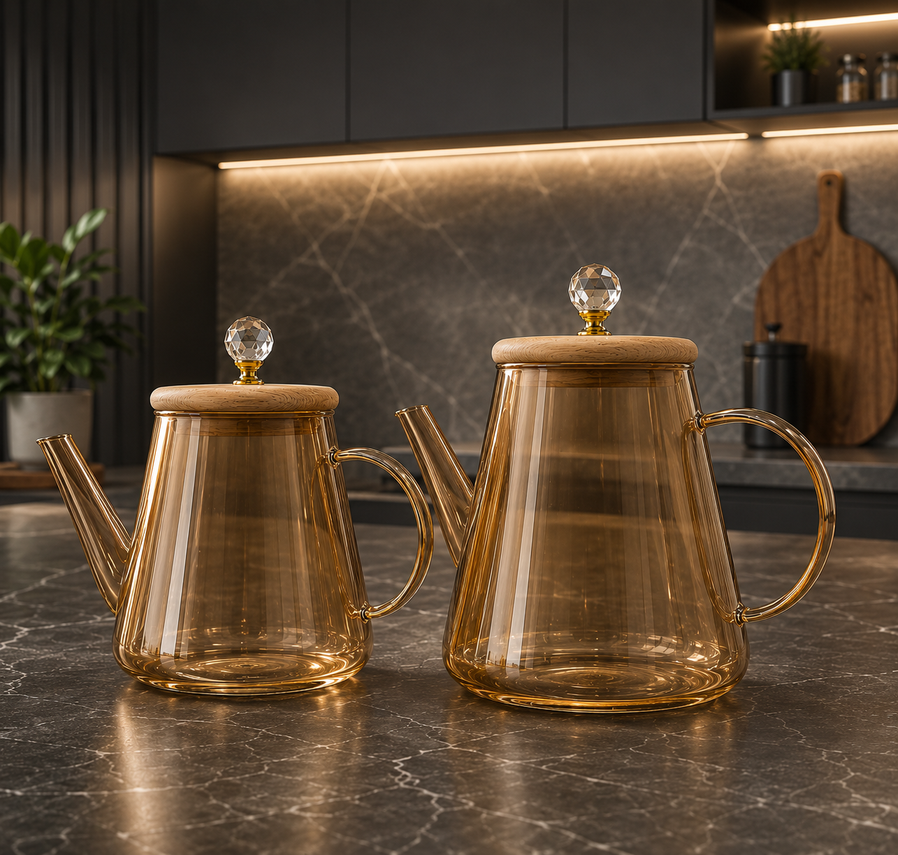 Théière en Verre Élégante-1