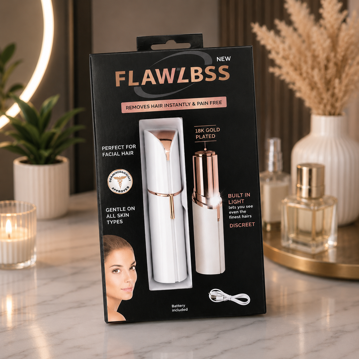 Flawless Épilateur Visage