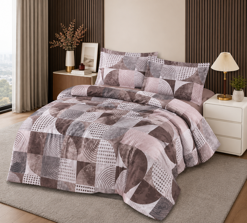 Housse Model Espagne 2 places (4pcs) fleurie-4