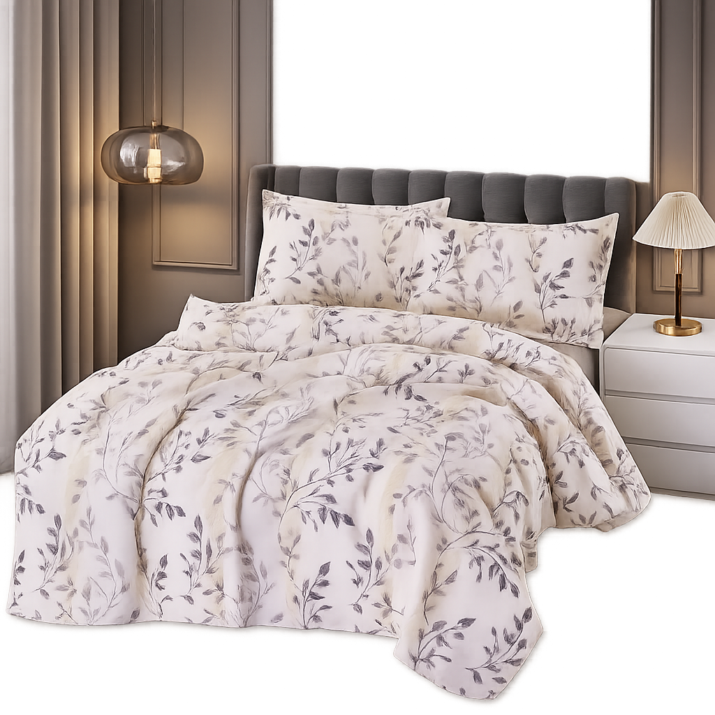 Housse Model Espagne 2 places (4pcs) fleurie-5