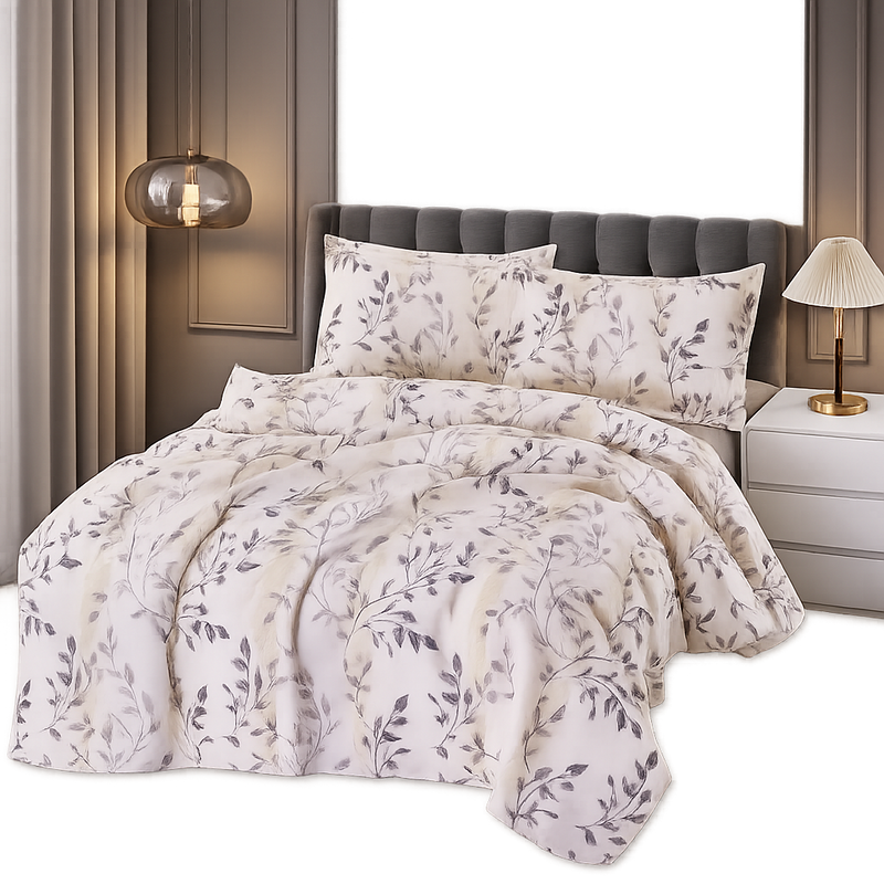 Housse Model Espagne 2 places (4pcs) fleurie-5