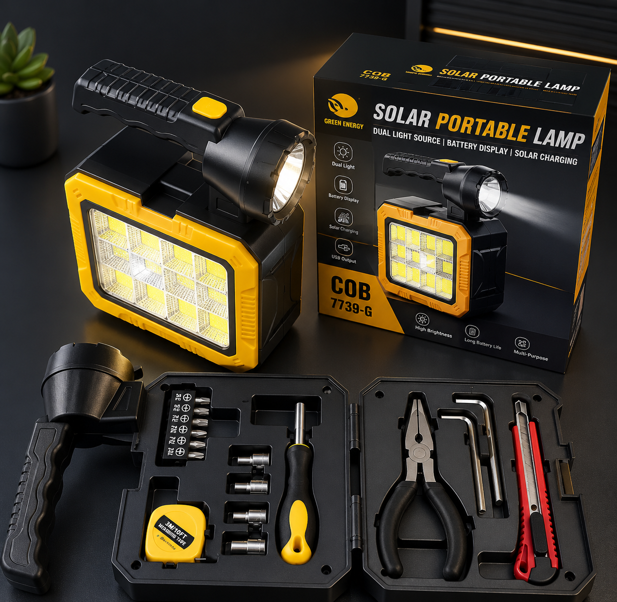 Lampe Solaire Portable COB-2