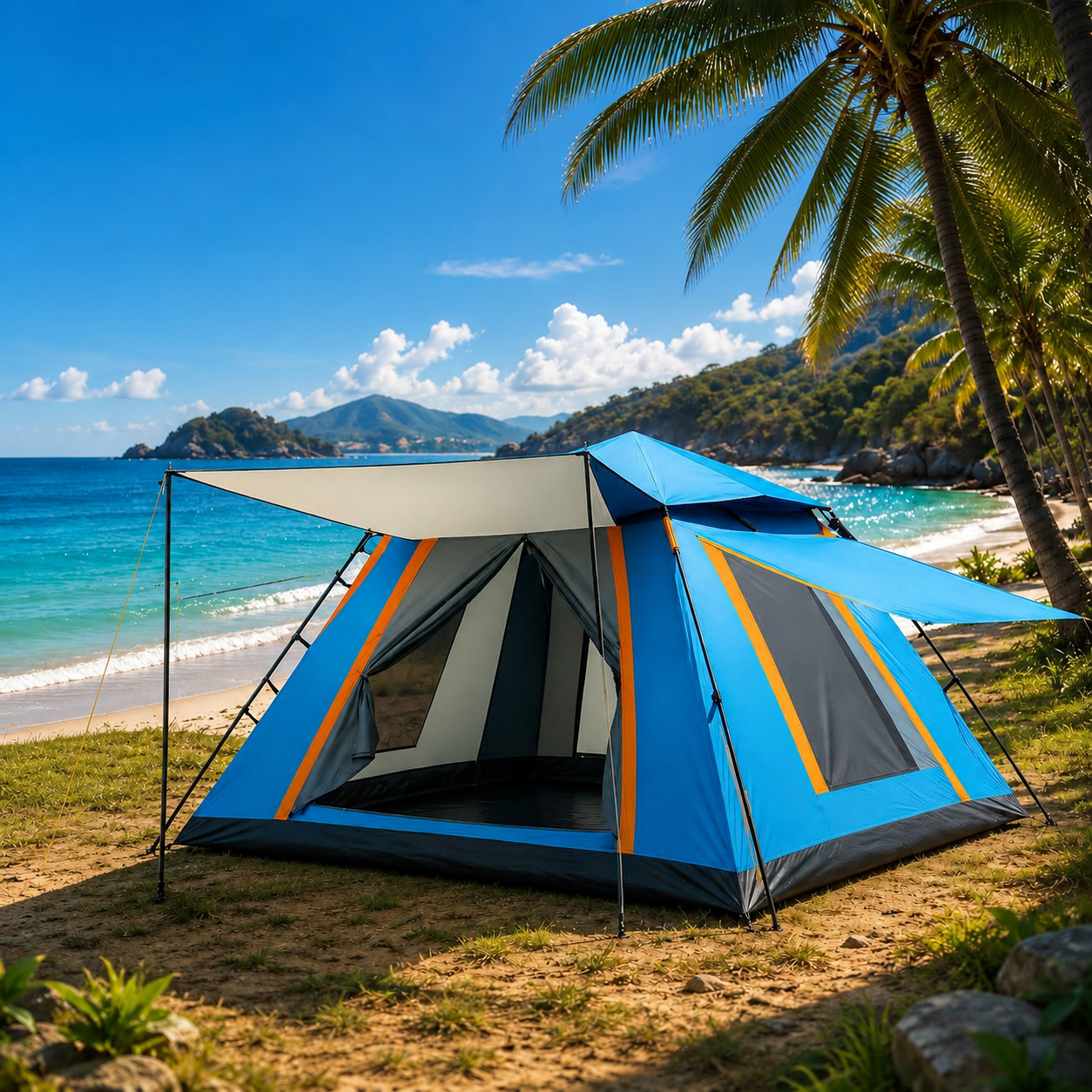 Tente Camping Plage 8 place