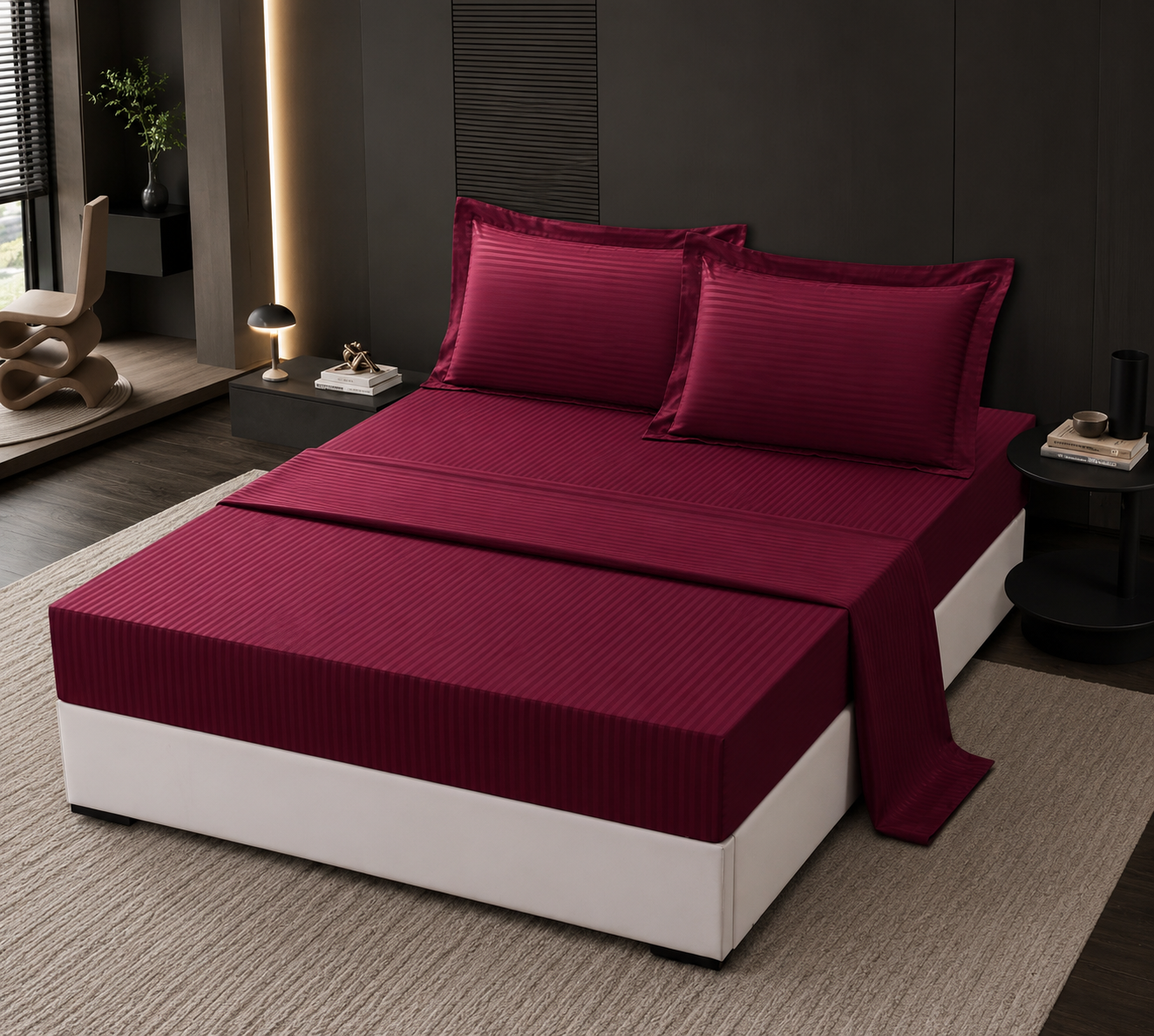 Housse model Espagne 2 place (4pcs) unie