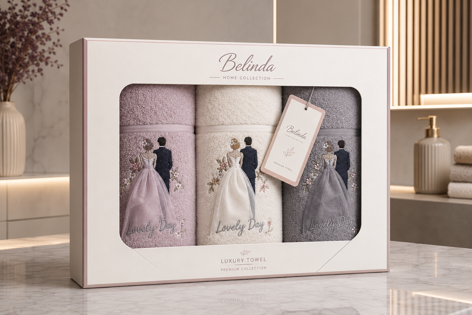Ensemble Serviettes Belinda "Lovely Day"– Luxury Collection