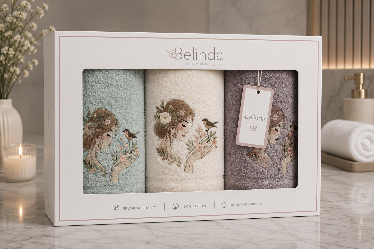 Ensemble Serviettes Belinda – Luxury Towels