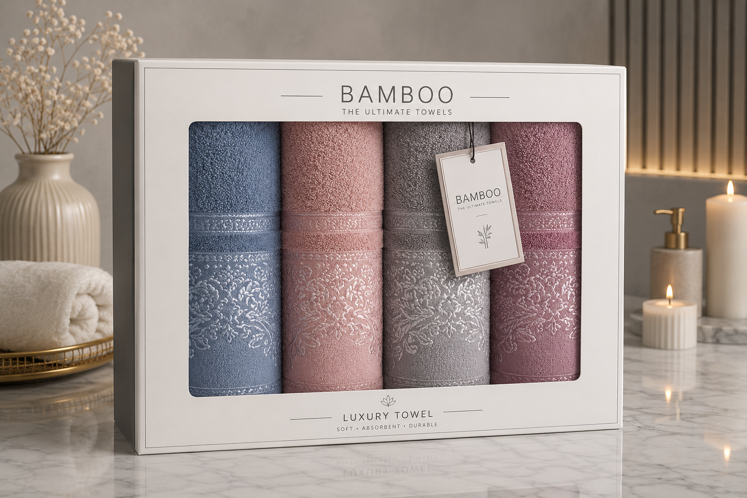Ensemble Serviettes Bamboo – Luxury Towel