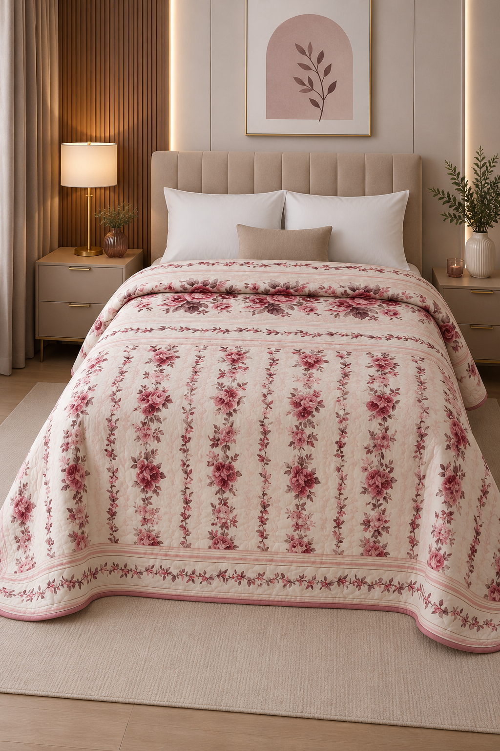 Couverture Golden Mora Fleurie Rose – Golden Mora-1