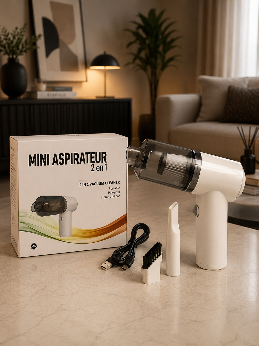 Mini Aspirateur 2 en 1 – Portable & Pratique-1